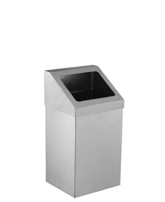 KROM AÇIK ÇATI KAPAK ÇÖP KOVASI 11 LT