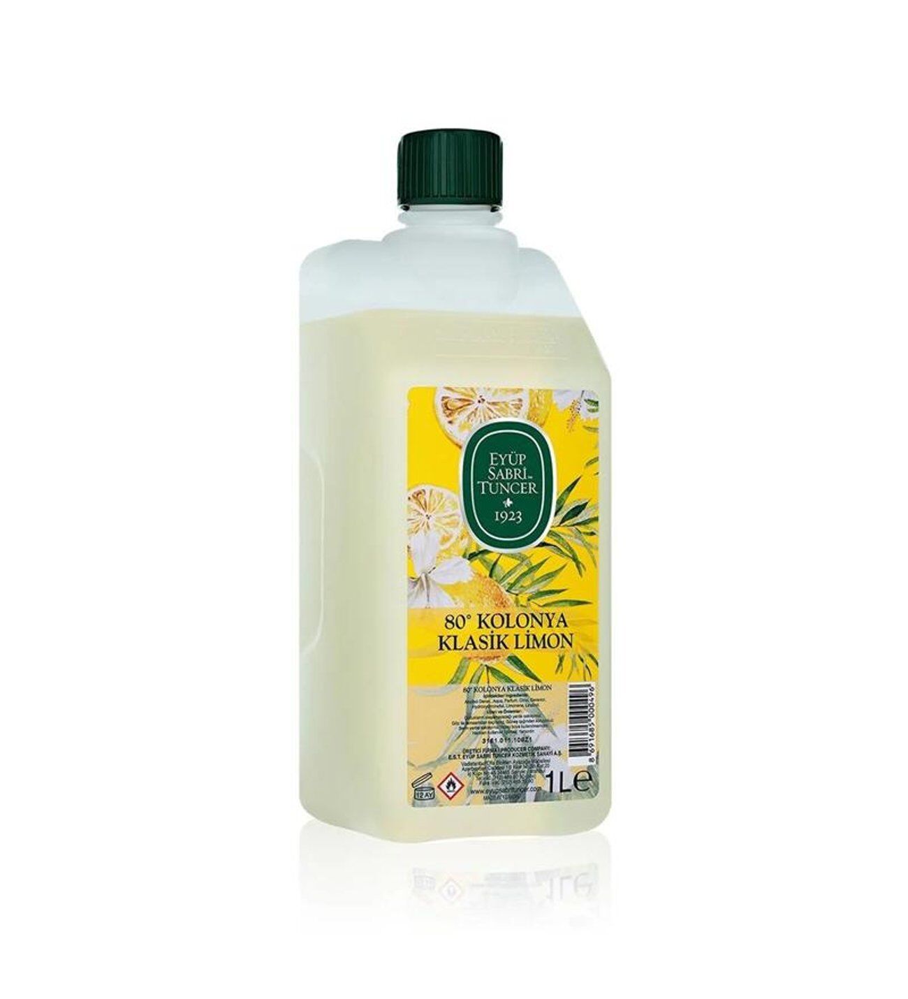 EST KİLİT KAPAKLI KOLONYA 1 LT
