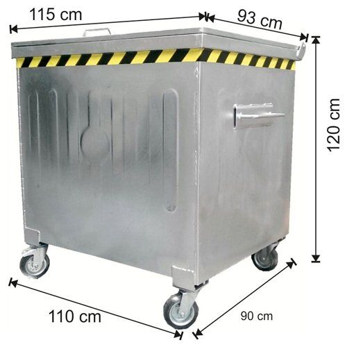 ÇÖP KONTEYNER METAL 1100 LT