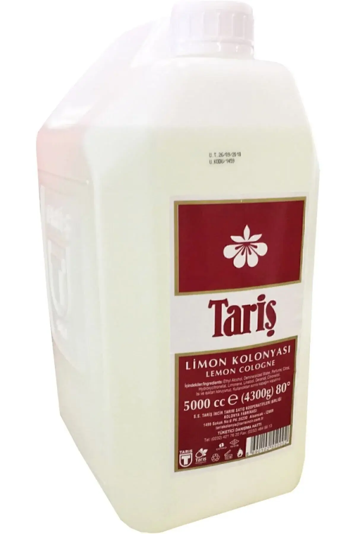 TARİŞ 5 LT KOLONYA