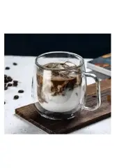 ÇİFT CİDARLI KULPLU BARDAK