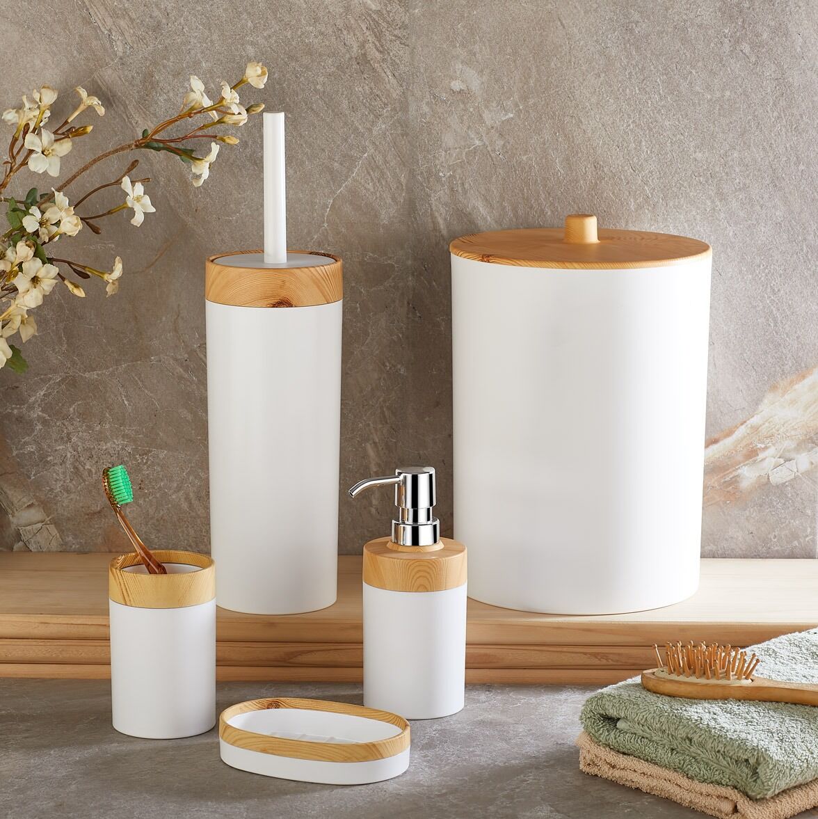 LIMPIA 5 Lİ KOVALI BANYO SETİ