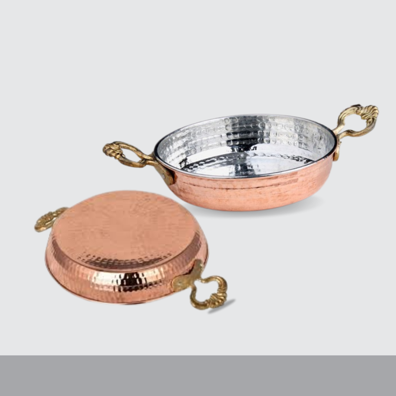 3 NO BAKIR YUMURTA SAHANI 18 CM