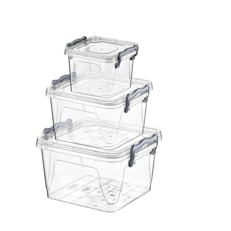 3 LÜ KARE MULTİ SET / 0,55 + 1,2 + 2,4 L