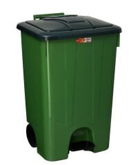 KÖŞELİ PEDALLI ÇÖP 85 LT.  İÇ KOVASIZ