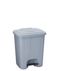 KÖŞELİ PEDALLI ÇÖP 25 LT.  İÇ KOVALI