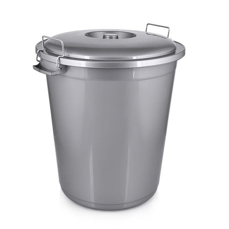 4 NO KİLİTLİ ÇÖP KOVASI   /  70 LT*