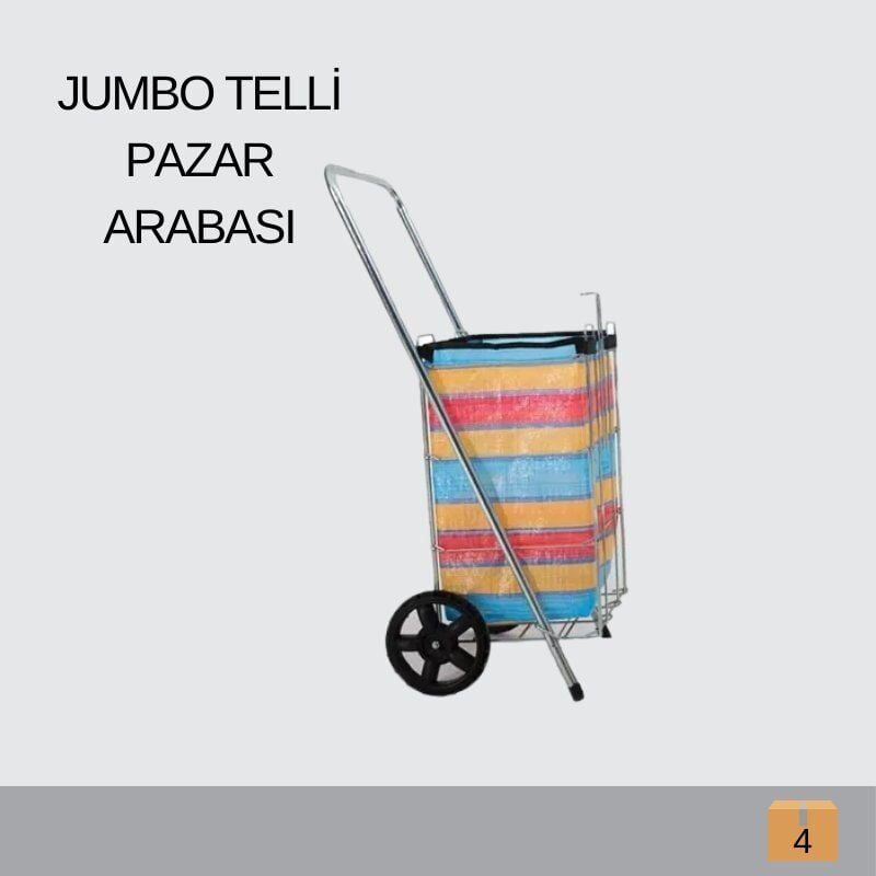 JUMBO KALIN TELLİ PAZAR ARABASI
