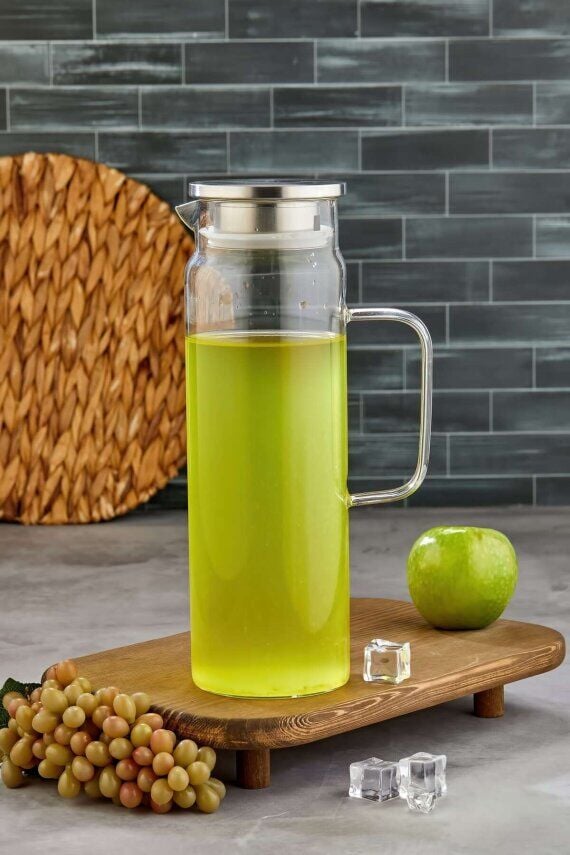 3408 BOROSİLİKAT CAM SÜRAHİ 1600 ML