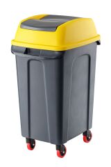 HİPPO 70 LT SALLANIR ÇÖP KOVASI TEKERLEKLİ