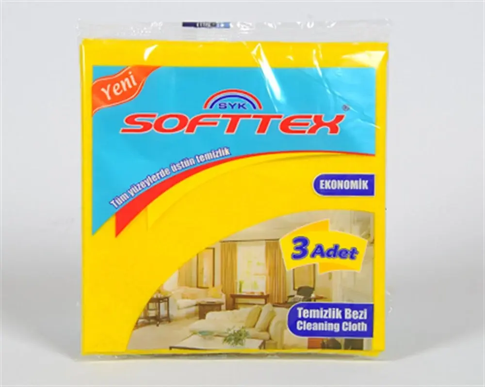 SOFTTEX TEMİZLİK BEZİ 3 LÜ