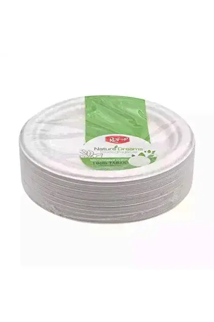 PLASTİK TABAK 18 CM 25 Lİ