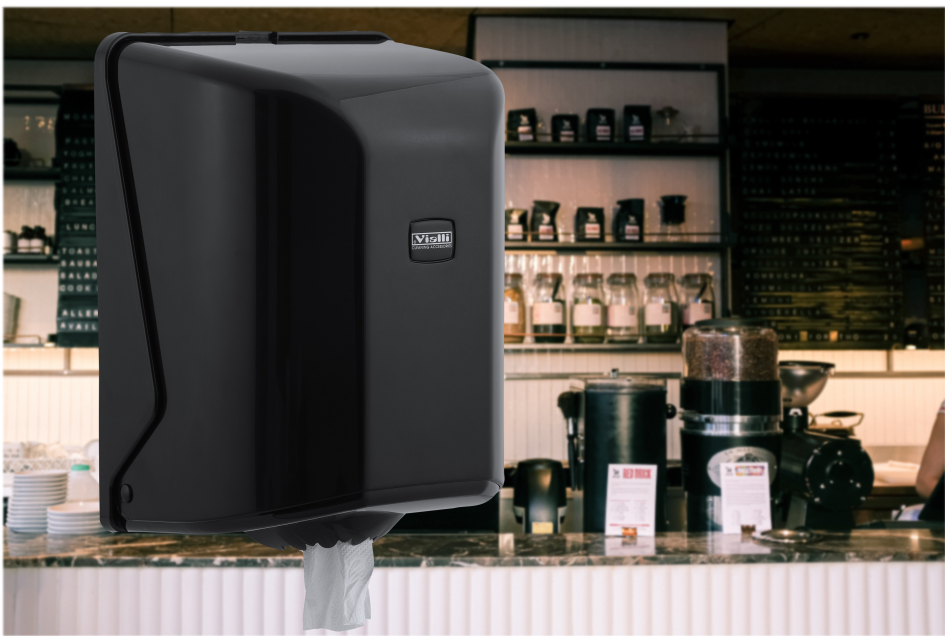 OG1B İÇTEN ÇEKMELİ KAĞIT HAVLU DİSP. SİYAH