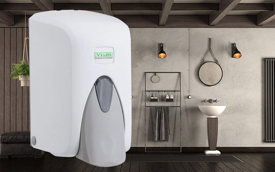 S5 HAZNELİ SIVI SABUNLUK 500 ML BEYAZ