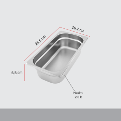 1/4 - 65 MM KÜVET    KAPAKSIZ
