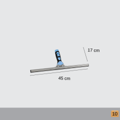 PULEX PASLANMAZ CAMSİL LASTİKLİ 45 CM