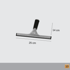 PULEX PASLANMAZ CAMSİL LASTİKLİ 25 CM SYH