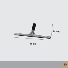 PULEX PASLANMAZ CAMSİL LASTİKLİ 35 CM SYH