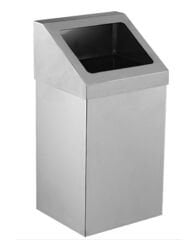 KROM AÇIK ÇATI KAPAK ÇÖP KOVASI 45 LT