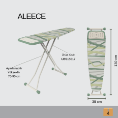 ÜTÜ MASASI ALEECE MAT BEYAZ
