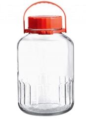 KIRMIZI SAPLI KAVANOZ 5 LT