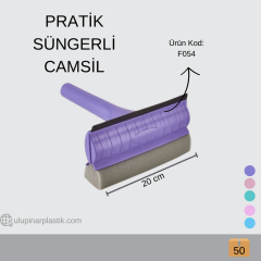 FLORA PRATİK SÜNGERLİ CAMSİL 20 CM