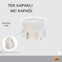 FLORA TEK KAPAKLI SESSİZ WC MATİK