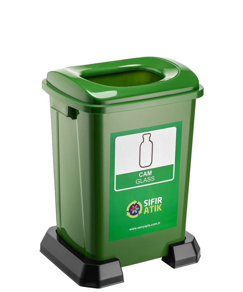GERİ DÖNÜŞÜM KUTUSU B.KAPAK 50 LT