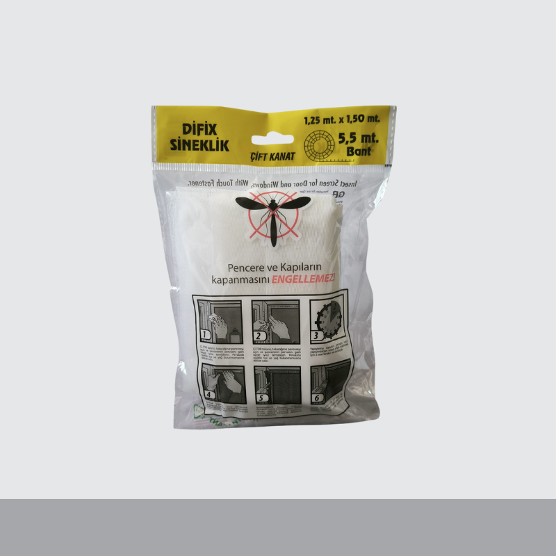 SİNEKLİK ÇİFT KANAT 125 X 150