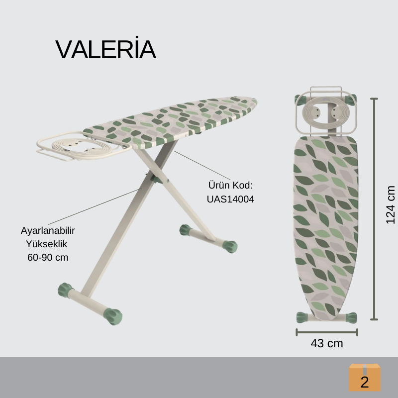 ÜTÜ MASASI VALERİA FİŞSİZ